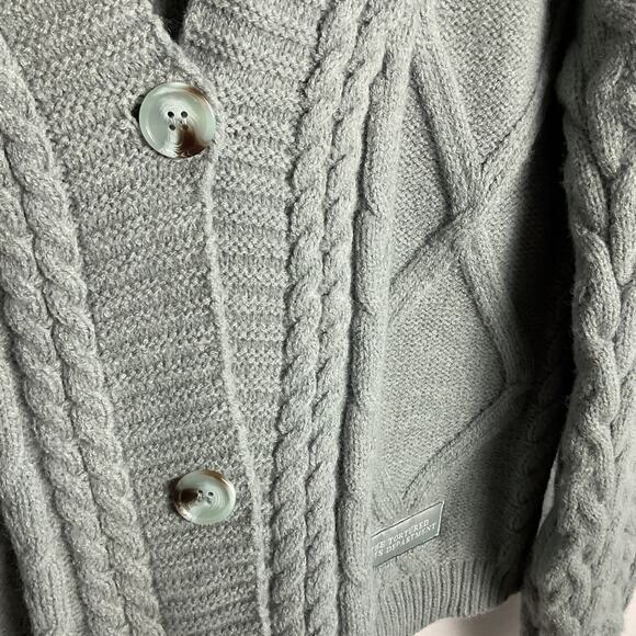 The Tortured Poets Department Taylor Swift Womens Size XL/2XL Gray Cardigan - Picture 5 of 10